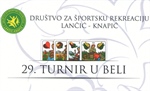 NAJAVA: „29. turnir u beli u Lančić – Knapiću“