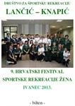 Objavljen bilten o održanome "9. hrvatskom festivalu sportske rekreacije žena" u Ivancu