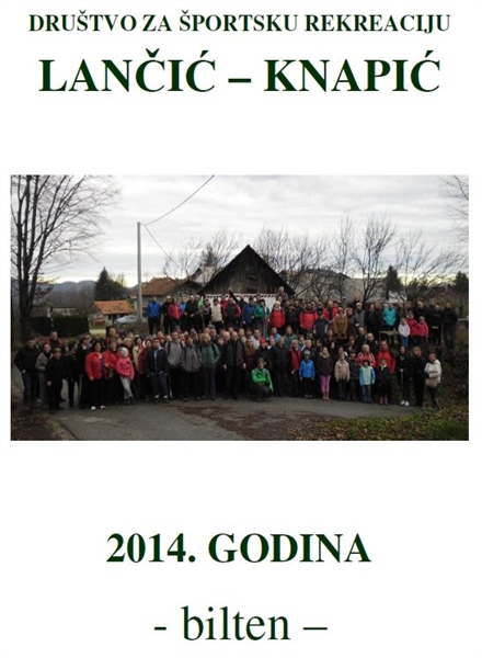 DŠR Lančić-Knapić objavilo bilten za 2014. godinu