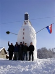 Zimske radosti: napravljen snjegović visok 6 metara