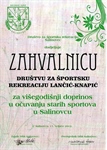 "DŠR Lančić - Knapić" primilo zahvalnicu za očuvanje starih sportova od "DŠR Salinovec"